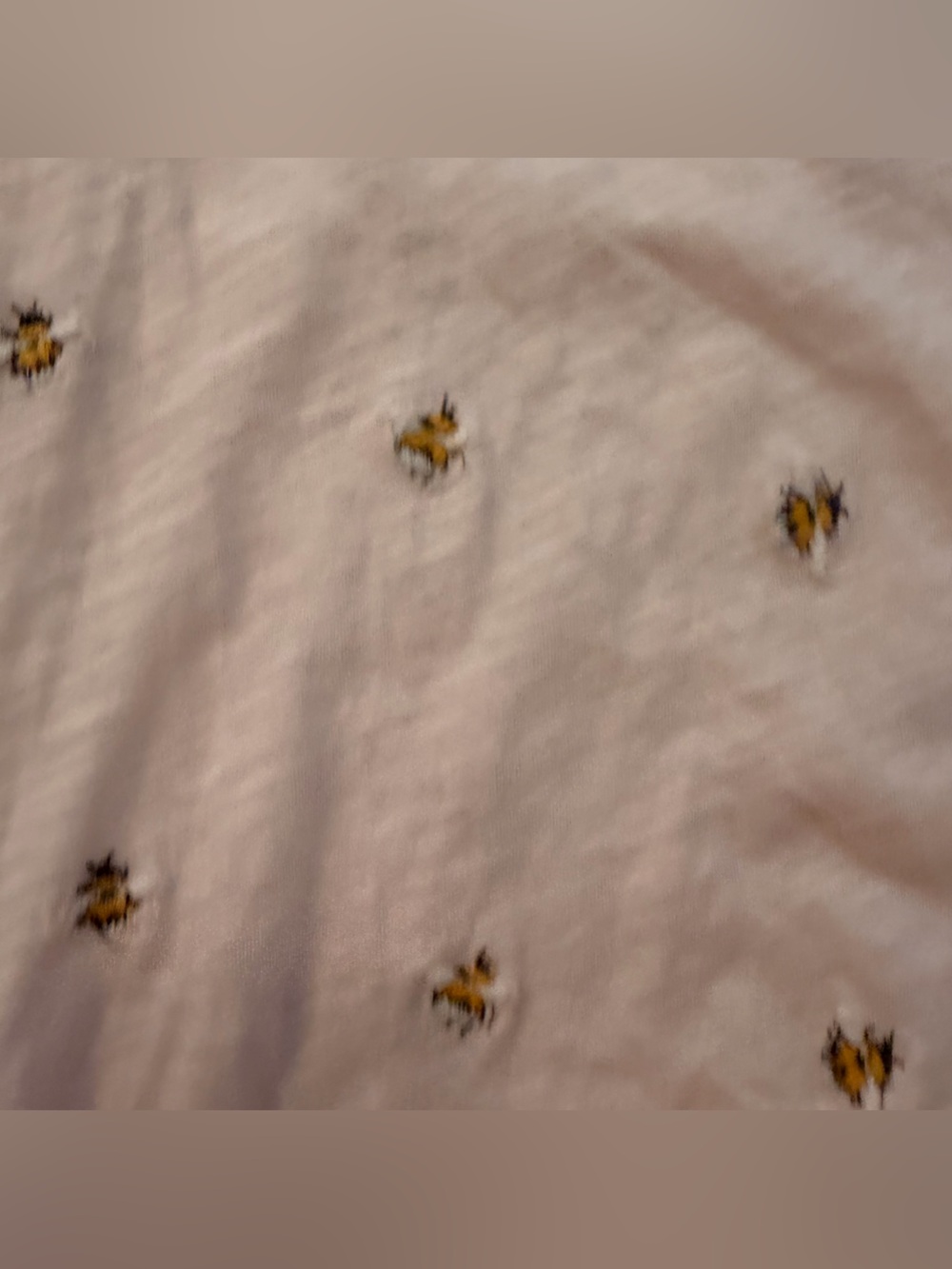 Lucky Brand Bee Embroidered Easy Crew Neck T-Shirt - Pink - Size XL - Picture 2 of 6